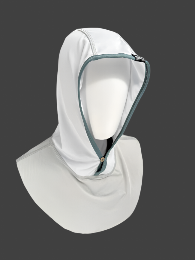 Kinich Sun Hoody Light Grey Goble blue no background
