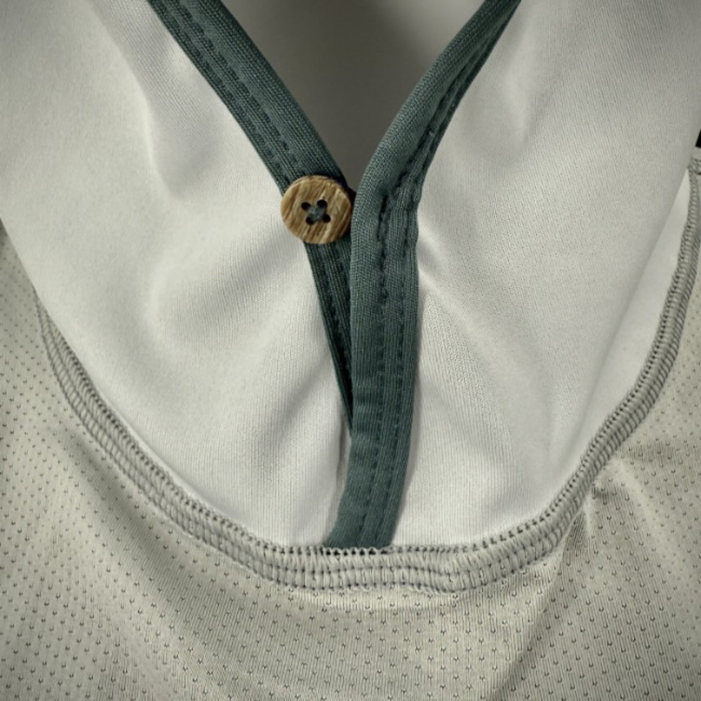 Kinich Sun Hoody close up on button closure
