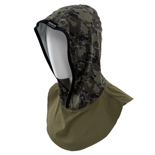 UV Protective Hood—Western Land Camo