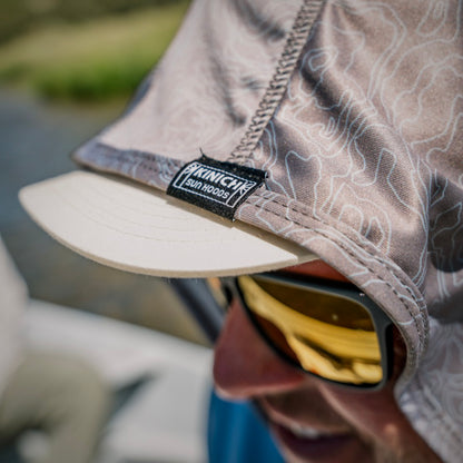 UV Protective Hood—Grey Topo