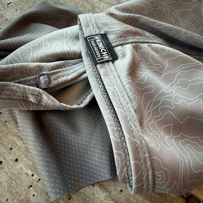 UV Protective Hood—Grey Topo
