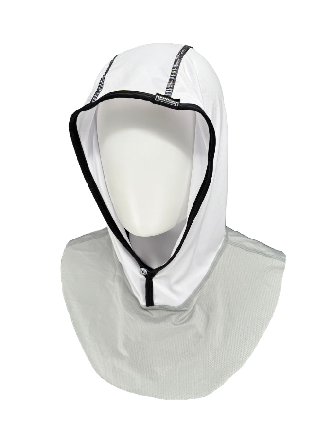Kinich Sun Hood - UV Protective Hood - White / Black