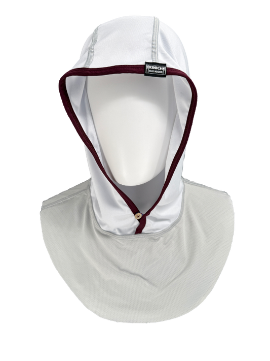 Kinich Sun Hood - UV Protective Hood - Light Grey / Raisin