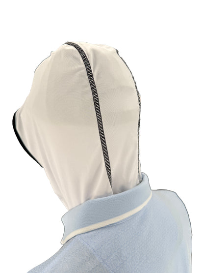 Kinich Sun Hood - UV Protective Hood - White / Black