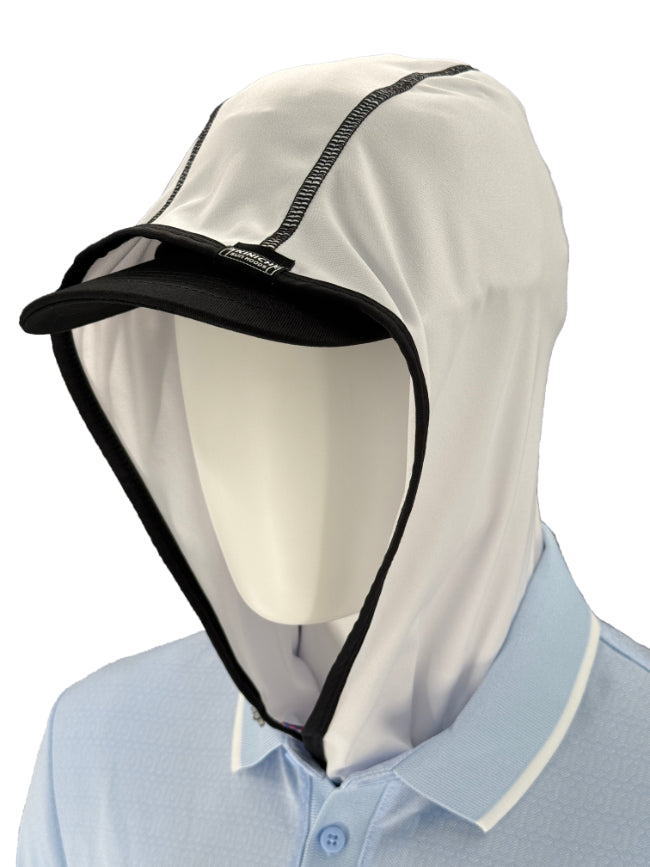 Kinich Sun Hood - UV Protective Hood - White / Black