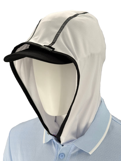 Kinich Sun Hood - UV Protective Hood - White / Black