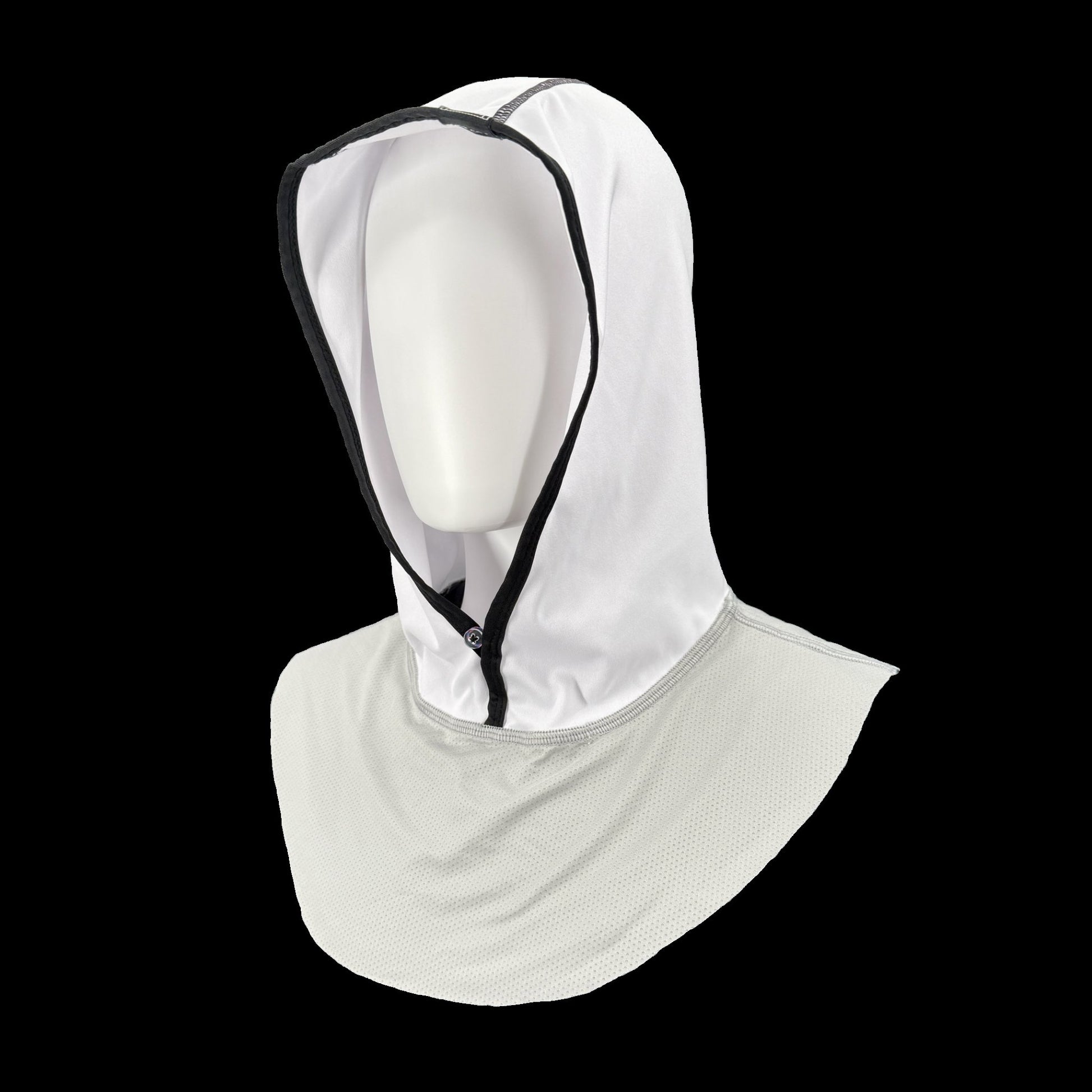 Kinich Sun Hood black and white no background.
