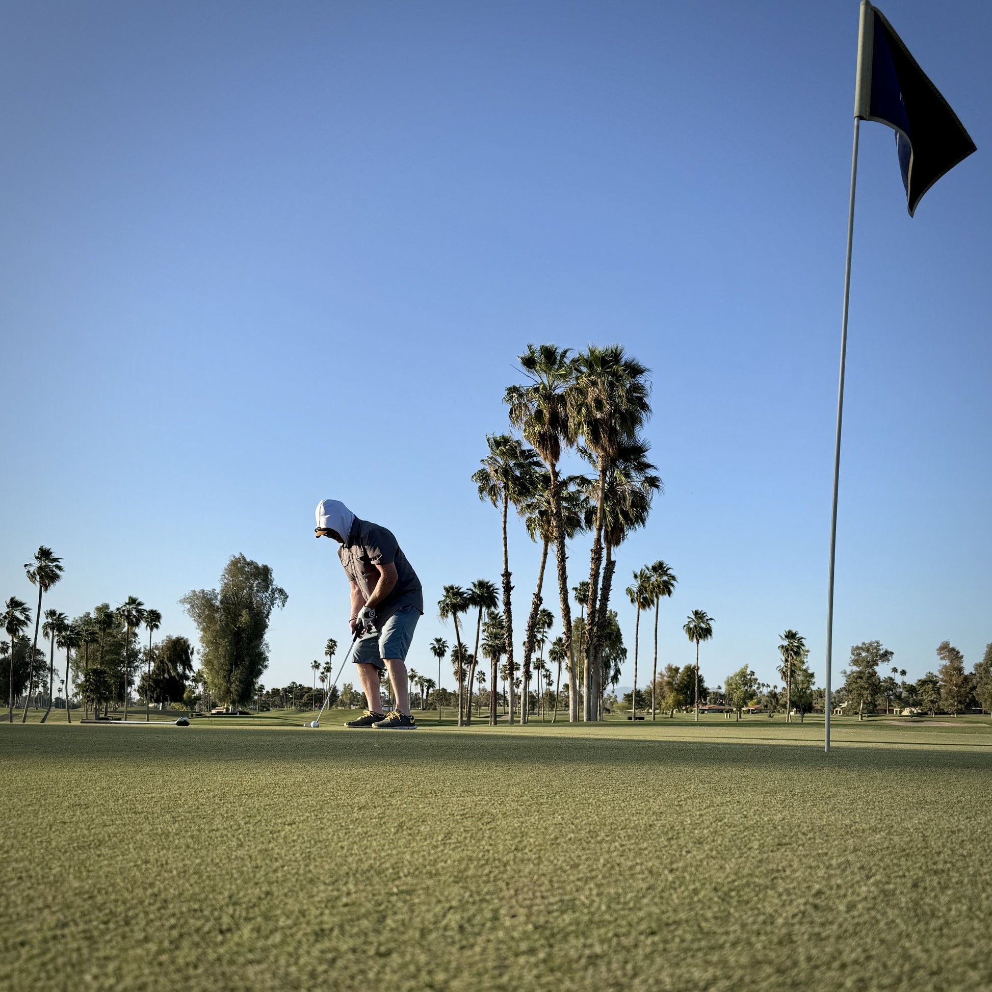 UPF Sun protection for golf, Kinich Sun Hood.